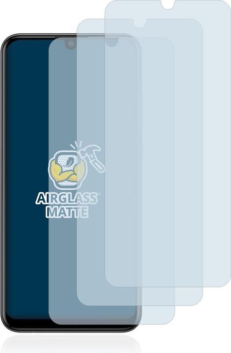 Produktbild BROTECT AirGlass Panzerglasfolie Matt (3 Stück, Huawei P Smart+ (2019))