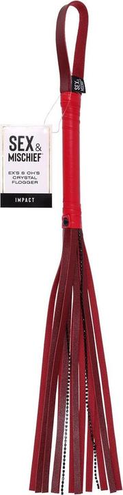 Actual product image Sportsheets ex's and oh's crystal flogger
