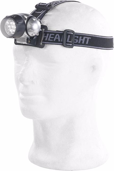 Produktbild Lunartec LED-Stirnlampe mit 7 LEDs und 3 Helligkeitsstufen, 30 Lumen, 0,3 Watt (30 lm)