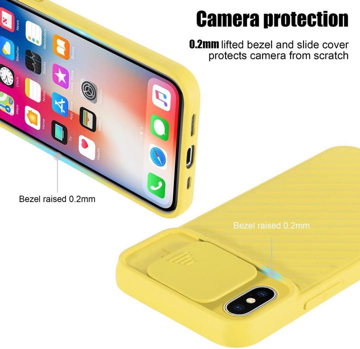 Produktbild Cadorabo TPU Cover mit Kamera Schutz (Apple iPhone X)