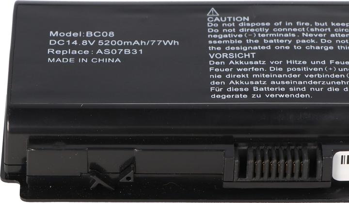 Actual product image Acer Aspire 7738G battery (8 Cells, 5200 mAh)