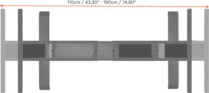 Produktbild Celexon elektrisch höhenverstellbarer Schreibtisch Professional eAdjust-58123 - grau, inkl. Tischpl
