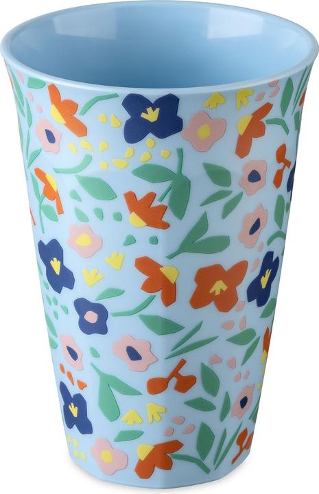 Actual product image Koziol Nora L Blooms 450 ml drinking cup, 1 piece, Sweet Blue (0.45 l, 1 x)