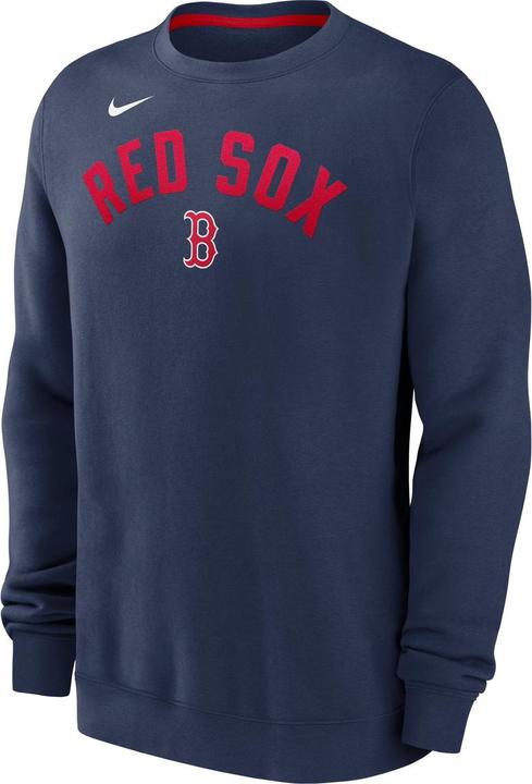 Actual product image Nike Boston Red Sox Classic Twill Crew Neck Fleece 2XL (XXL)