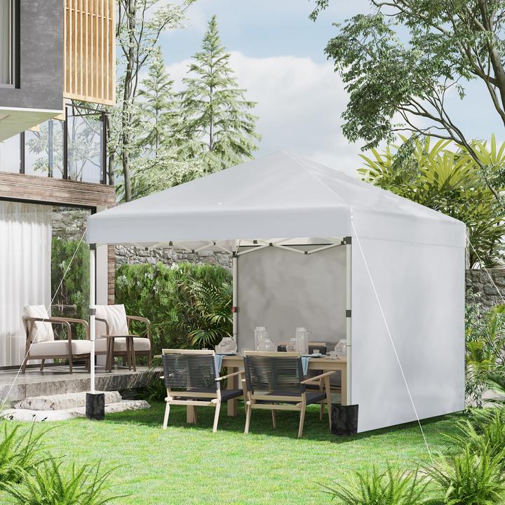 Produktbild Outsunny Faltpavillon mit Zubehör (297 cm, 297 cm)