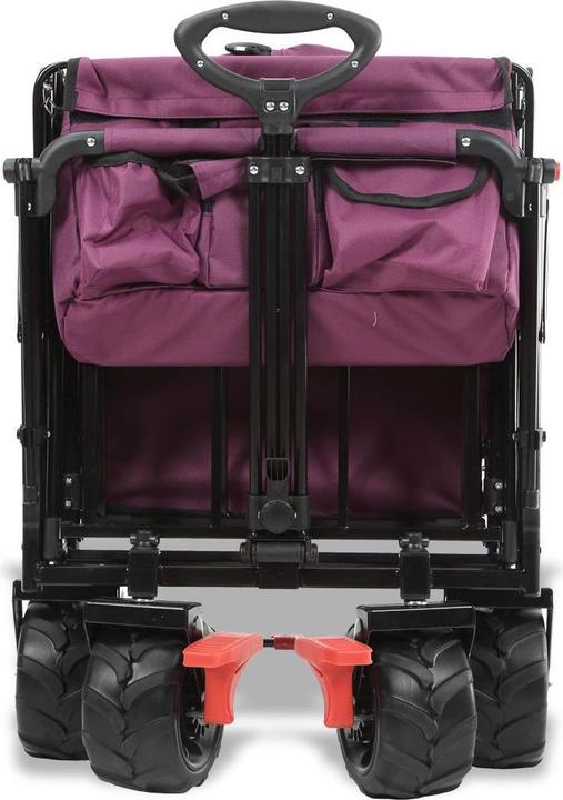 Produktbild Fuxtec Strand-Bollerwagen FX-CTB800 mit UV-geschütztem Sonnendach,Schiebegriff & Innenraumverlängeru