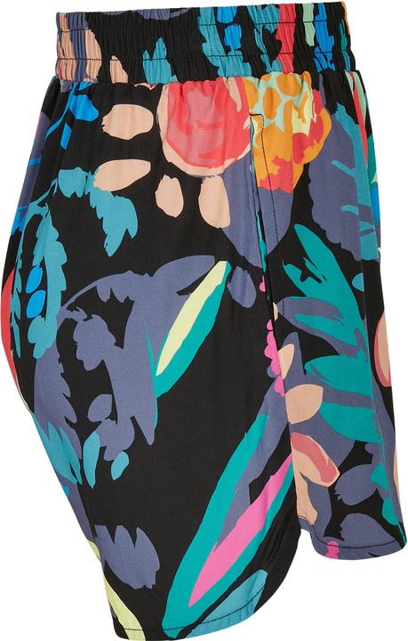 Actual product image Urban Classics Ladies AOP Viscose Resort Shorts - 6330 (4XL)