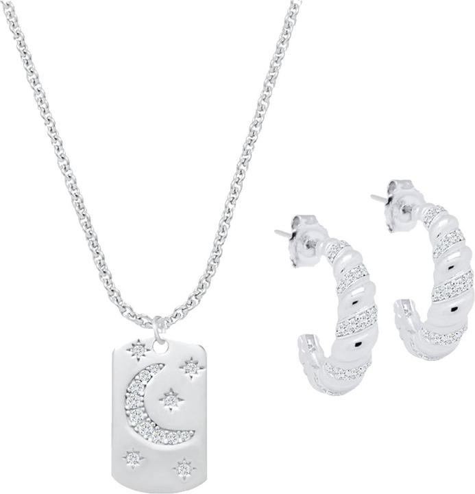 Candy Schmuckset Sky, 925 Sterling Silber (925 Sterling Silber)