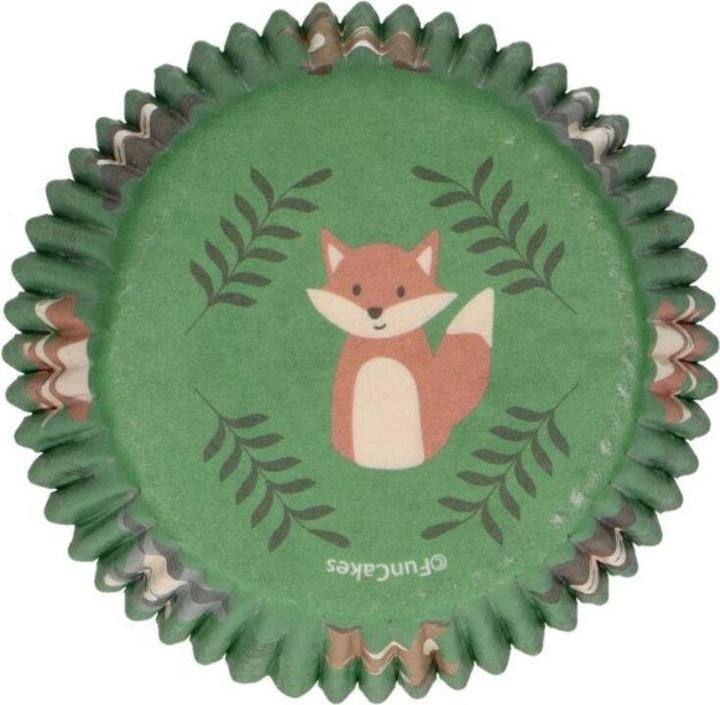 Actual product image FunCakes Muffin Baking Tin Forest Animals 48 Pieces (5 cm)