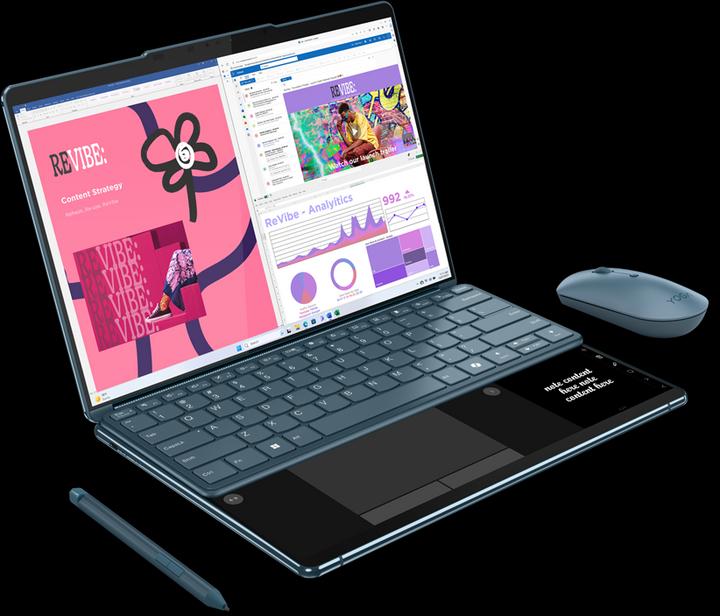 Productafbeelding Lenovo YOGABOOK 9 13IMU9 COREULT7 16GB (13.30", Intel Core Ultra 7 155U, 16 GB, 1000 GB, NL)