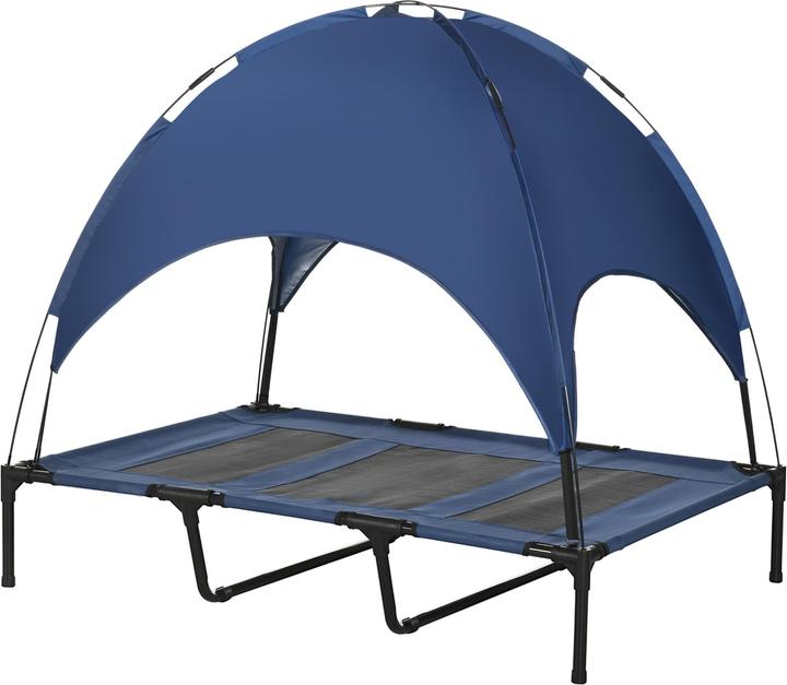 Actual product image Outsunny Outdoor dog lounger with roof, for very large dogs (Dog)