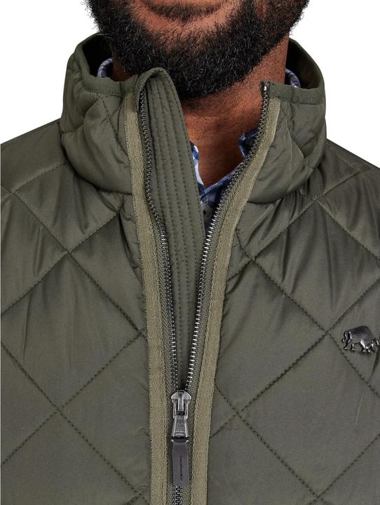 Actual product image Raging Bull Mens Quilted Patch Pocket Gilet (S)