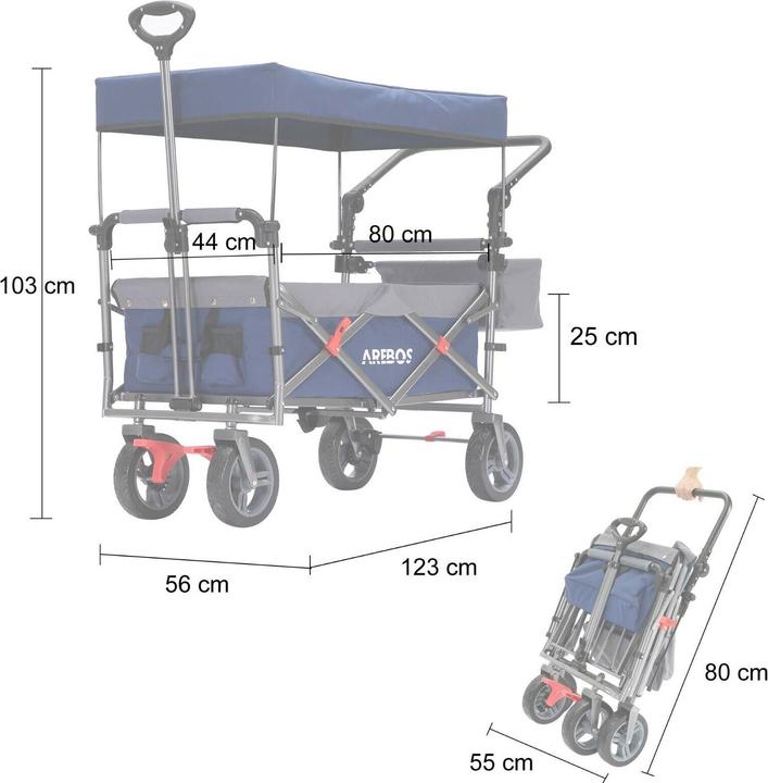 Image du produit Arebos Chariot à bras