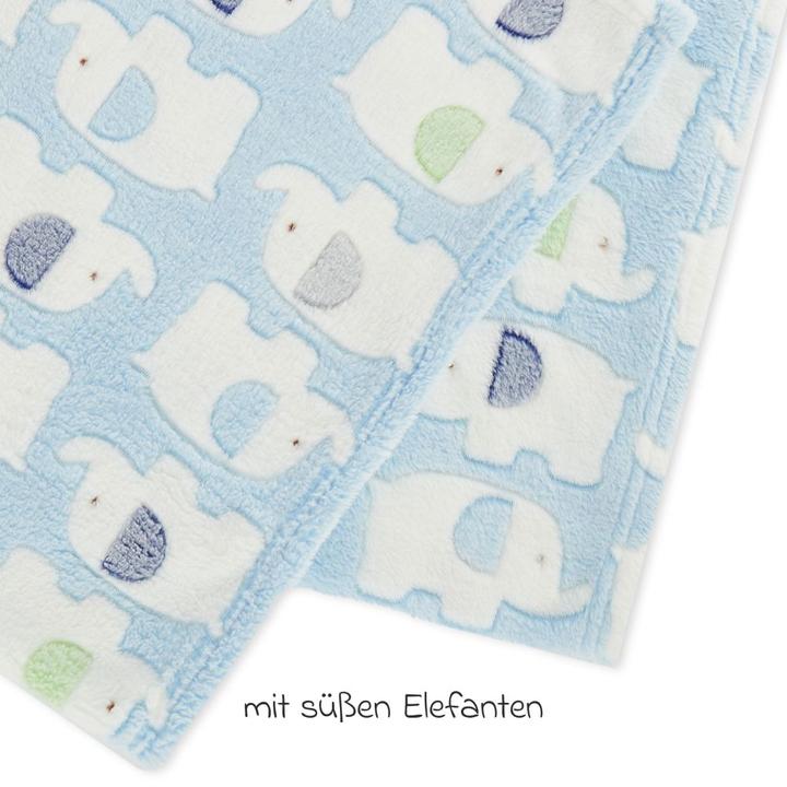 Produktbild Globus Schmusedecke Elefant (75 x 90 cm)