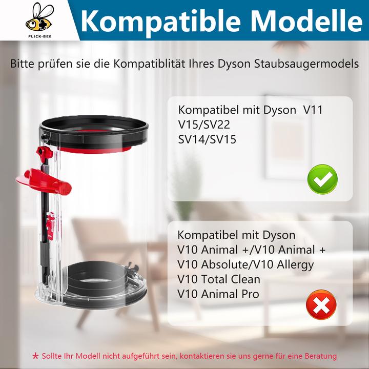 Produktbild Flickbee Staubbehälter für V11 & V15 - ersetzt 965443-01