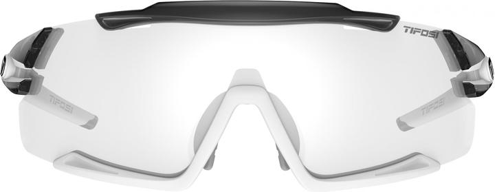 Actual product image Tifosi Unisex Aethon Sunglasses, Crystal Smoke/White/Fototec Light Night Lens, Unit (White, Crystal smoke, Black)