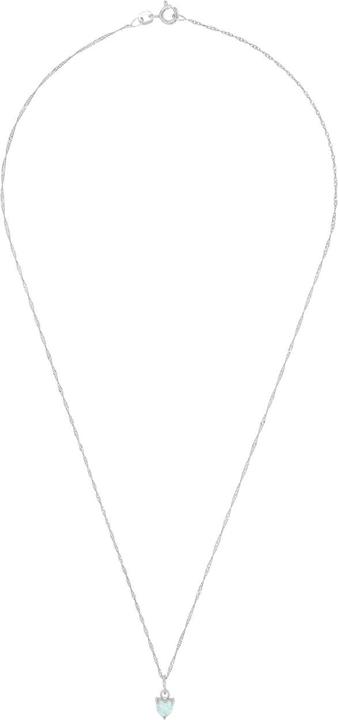 Image du produit Amor Collier pour femme, argent sterling 925, pierre synth. (Argent 925)