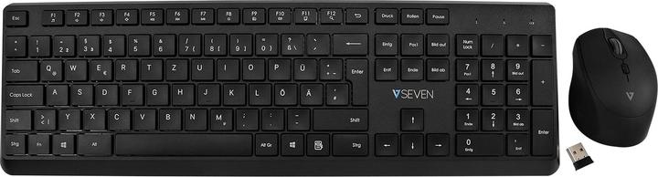 Actual product image V7 Pro Wireless Keyboard Mouse De Qwertz German Lasered Keycap (DE, Wireless)