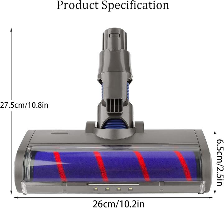 Image du produit Weile Tête de nettoyage de rechange Soft Roller pour Dyson