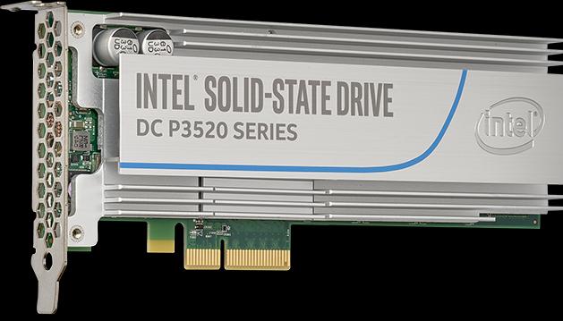 Image du produit Intel SSD Flash DC P3520, 2TB, PCI-Express (2000 Go, PCI-Express)