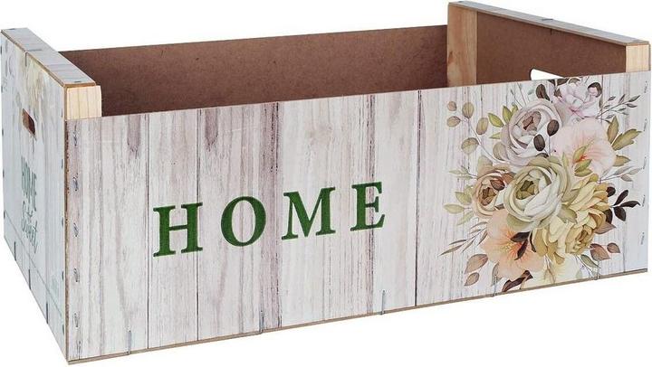 Immagine prodotto Soler Hispania Contenitore Confortime Sweet Home in legno colorato Blomster 58 x 39 x 21 cm (3 pezzi)