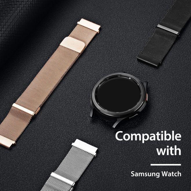 Produktbild Dux Ducis Milanese Series (41 mm, 42 mm, 20 mm, Edelstahl, Galaxy Watch, Galaxy Watch Active, Galaxy Watch Active 2, Gear S2, Galaxy Watch 3, Gear Sport)