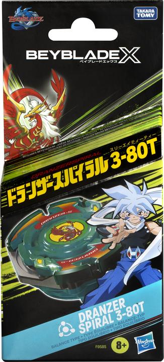 Image du produit Hasbro Beyblade X Dranzer Spirale 3-80T (Allemand, Anglais, Français, Italien, Suisse-allemand)