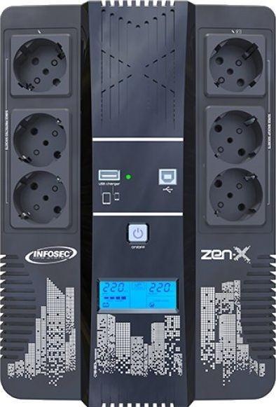 Immagine prodotto Infosec Zen-X 800 (800 VA, 0.48 W, Interattivo linea UPS)