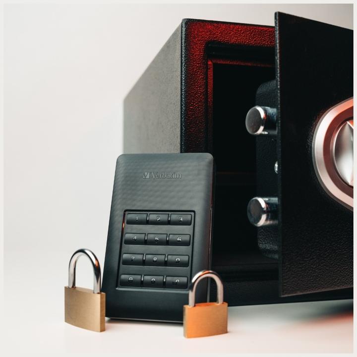 Produktbild Verbatim externes HDD Laufwerk USB 3.1 Secure (1 TB)