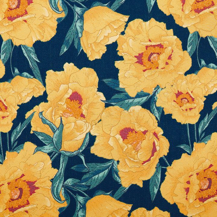 Immagine prodotto Beliani Set di 2 fodere in tessuto per lettini da giardino ANZIO / AVELLINO con motivo floreale giallo