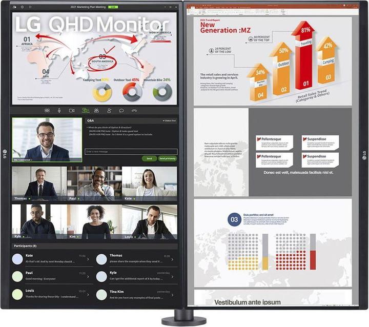 Produktbild LG 27QP88DP-BS (2560 x 1440 Pixel, 27")