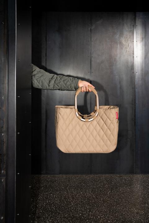Actual product image reisenthel loopshopper L frame rhombus ginger