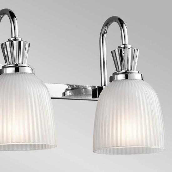 Immagine prodotto Elstead Lighting Cora Lampada da parete a LED G9 triplo cromo lucido IP44 (960 lm, G9)