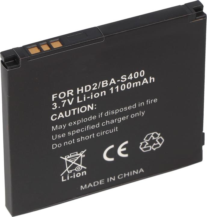 Produktbild HTC Akku HD 2, HD2, BA S400, HD 7 (1 Stk., Gerätespezifisch, 1000 mAh)