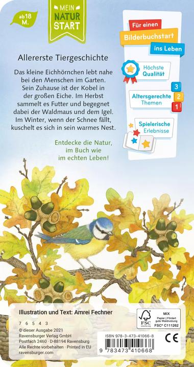 Produktbild Ravensburger Ich bin das kleine Eichhörnchen (Deutsch)