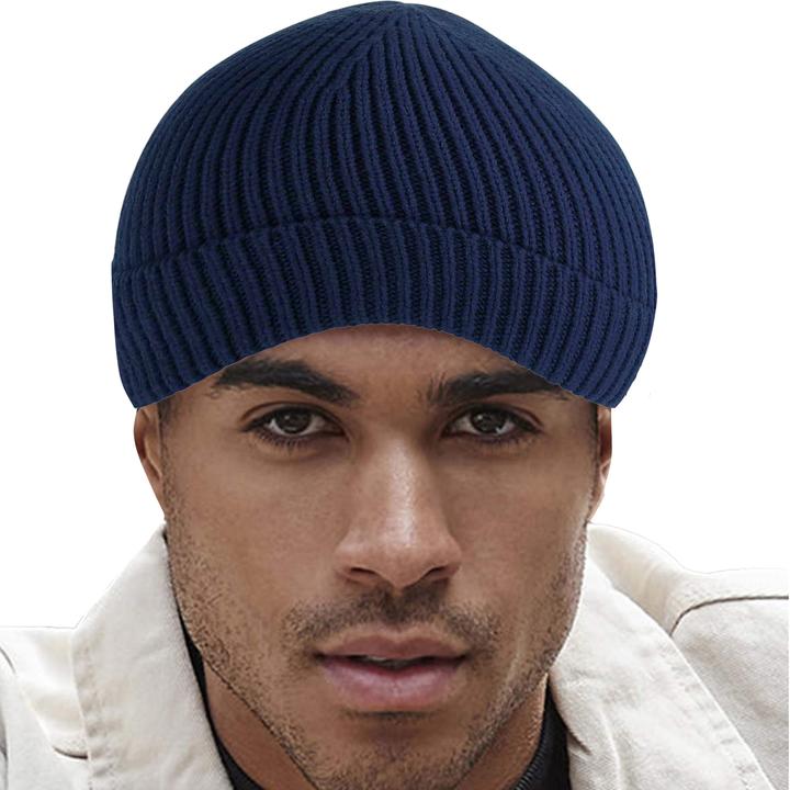 Actual product image Beechfield Engineer knitted rib beanie (One size)