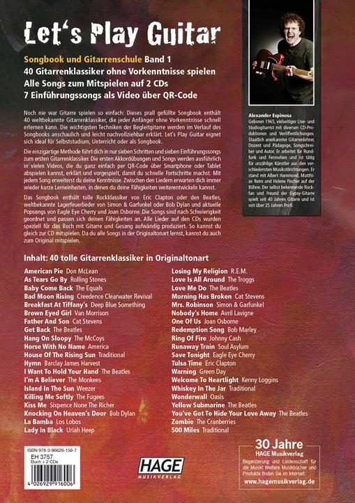 Image du produit Let's Play Guitar (Allemand, Alexander Espinosa, 2011)