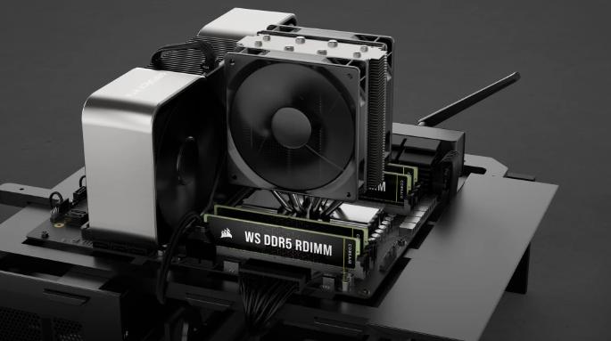 Actual product image Corsair DDR5, 5600MT/s 256GB 8x32GB RDIMM, Hynix Die, Dual Rank, 40-40-40-77, Intel XMP 3.0, WS DDR5 RDIMM (8 x 32GB, 5600 MHz, DDR5 RAM, DIMM)