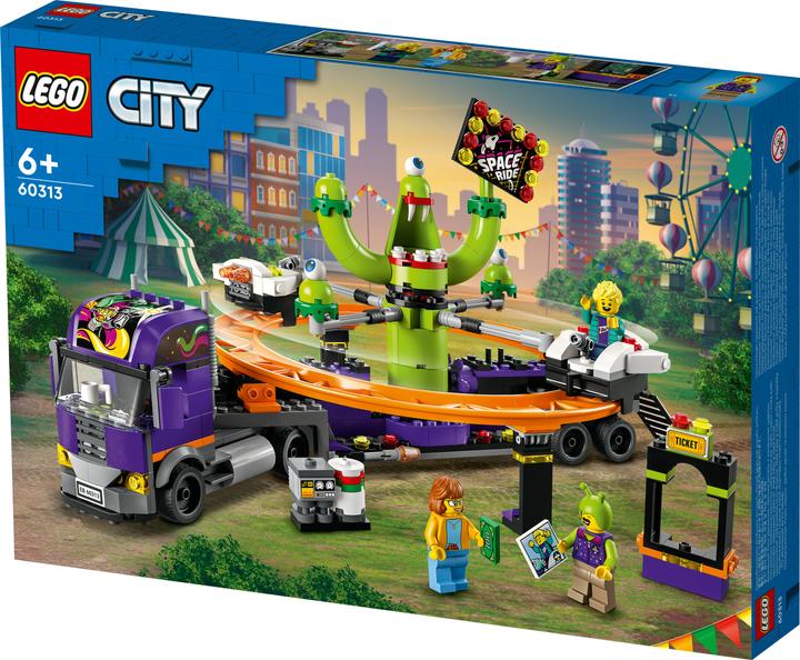 Immagine prodotto LEGO Camion con giostra spaziale (60313, LEGO City)