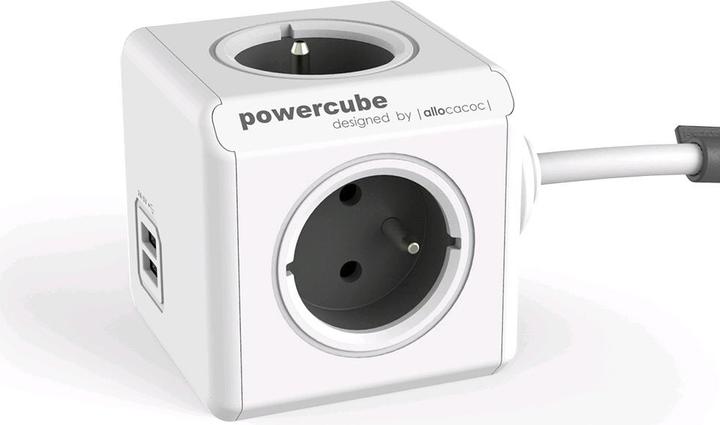 Produktbild Allocacoc PowerCube Extended USB E(FR) (4 x, CEE 7/5, 1.50 m)