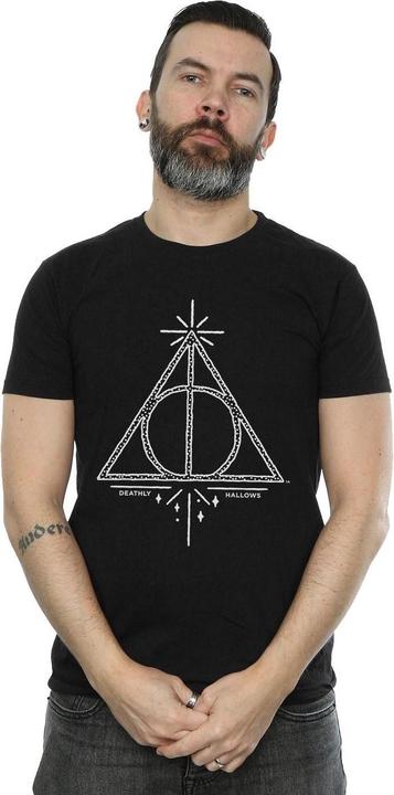 Image du produit Mens Deathly Hallows Cotton T-Shirt (XL)