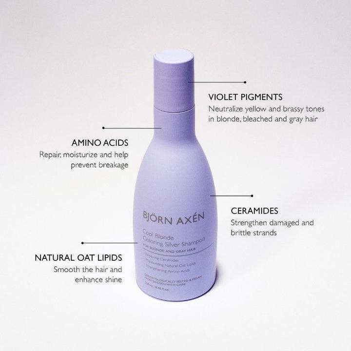 Actual product image Björn Axen Cool Silver (250 ml, Liquid shampoo)