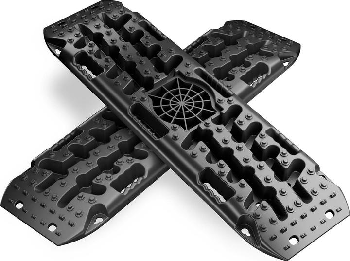 Immagine prodotto Wiltec Sandbleche Paar 1063x298x66mm 7t Anfahrhilfe Bergeboard Traktionshilfe