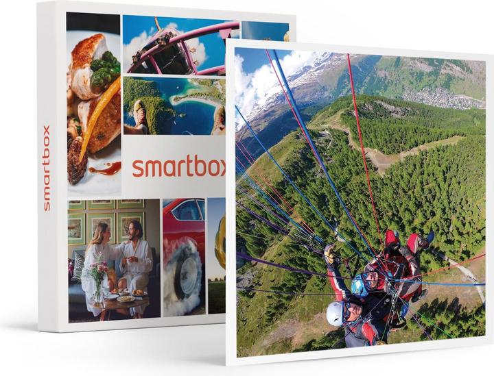 Produktbild Smartbox 20-minütiger Gleitschirmflug mit Foto- und Video-Souvenir in Zermatt (1 Pers.)