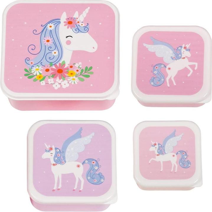 A Little Lovely Company ALLC Lunch & Snackbox Einhorn SBSEUN22