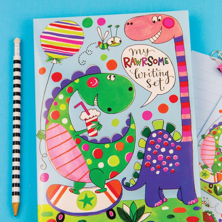 Actual product image Rachel Ellen Stationery set dinosaur (1 pcs.)