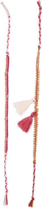 Actual product image Making friendship bracelets (rose gold /