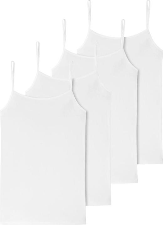 Produktbild Schiesser 4er Pack 95/5 Organic Spaghetti-Top (46, 3XL)