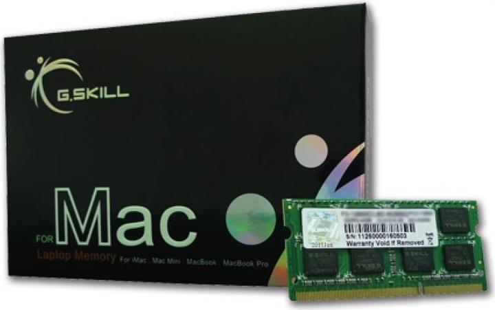 Produktbild G.Skill DDR3 for Mac (1 x 8GB, 1600 MHz, DDR3-RAM, SO-DIMM)