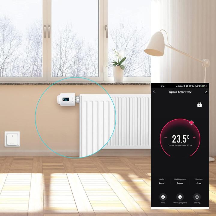Actual product image Salcar Smartes Heizkörperthermostat-Set